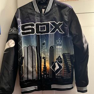 Bomber Jacket, Black, size Large.